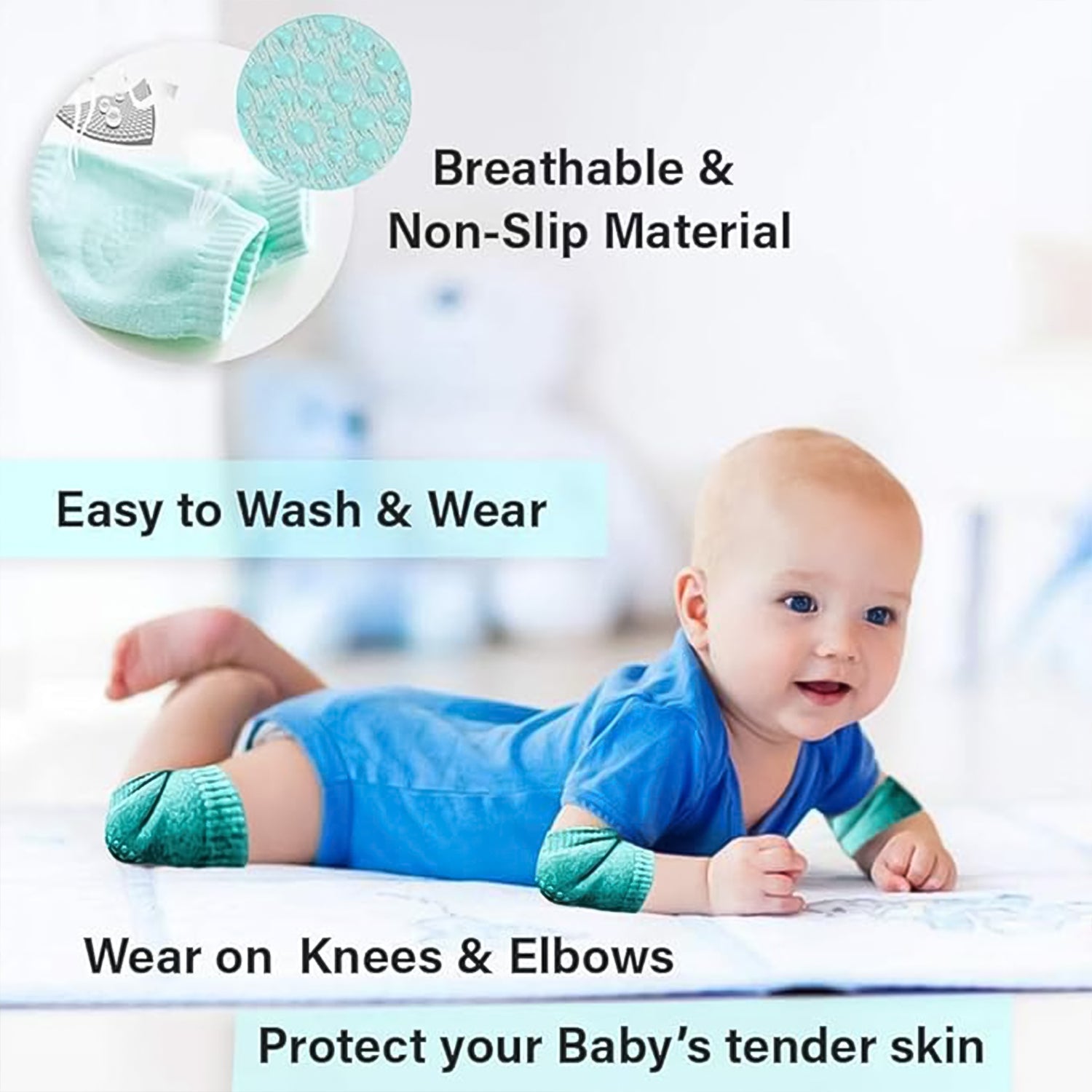 Mint Green Toddler Wool Knit Leg Warmer (Knee Guard) Mint Green Toddler Wool Knit Leg Warmer (Knee Guard)